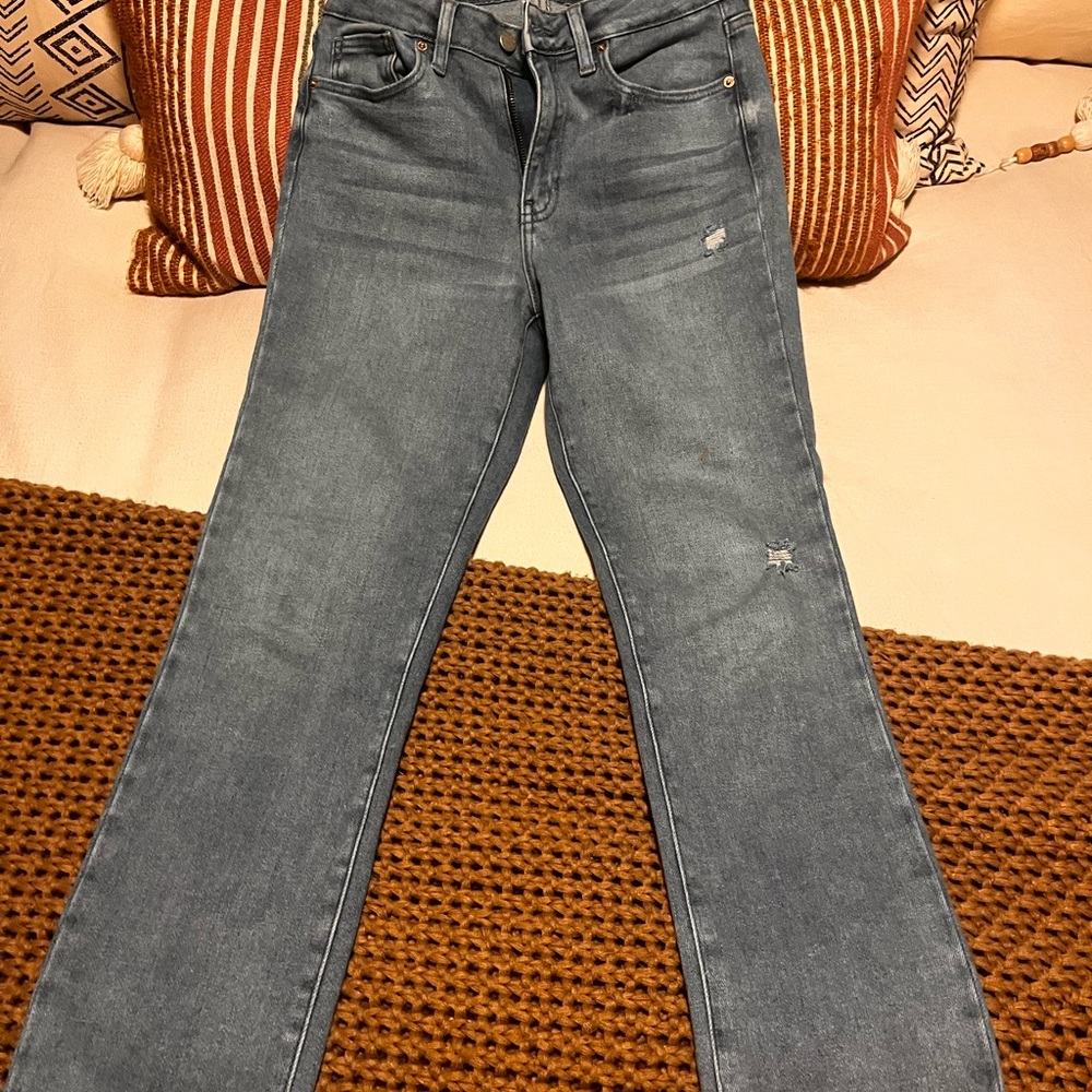 Just USA Skinny ankle Jeans with Subtle Distress